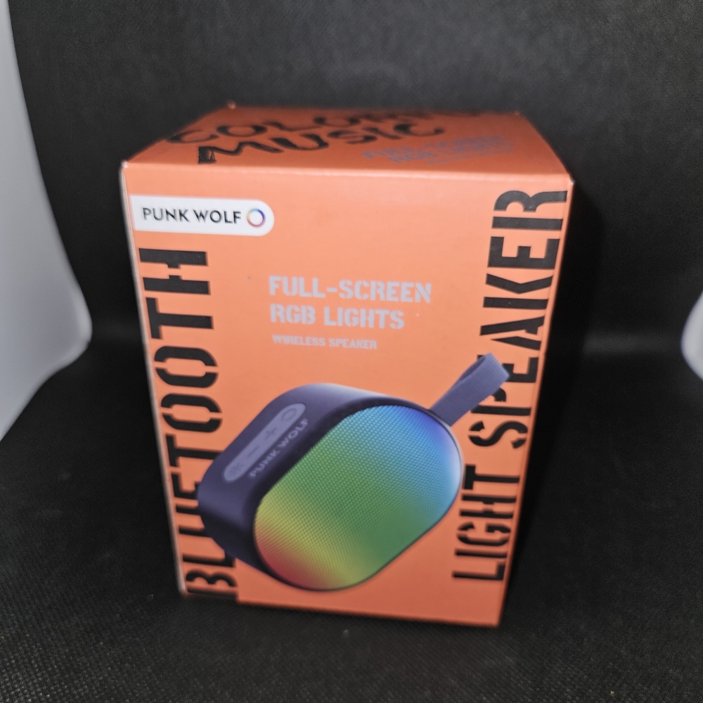 Bluetooth Speaker with RGB Lights - Black